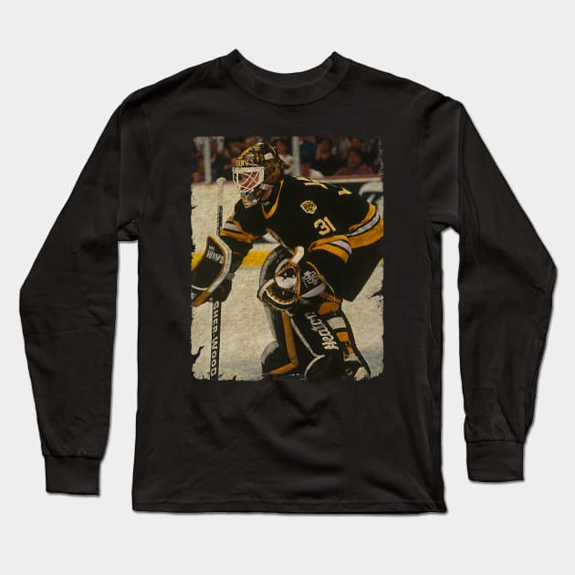 Blaine Lacher, 1996 in  Boston Bruins (4 Shutouts) Long Sleeve T-Shirt by Momogi Project